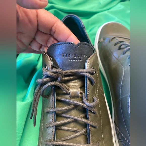 Men Ted Baker  Leather Sneakers - Picture 4 of 5